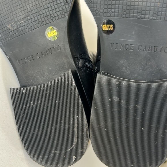 Vince Camuto Faya Black Quilted Leather Riding Knee High Boots size 6 - Picture 12 of 12